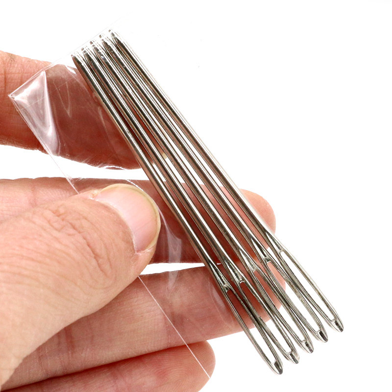 儿童扎手圆头手缝针拼布缝衣针头大孔绒毛线缝合针