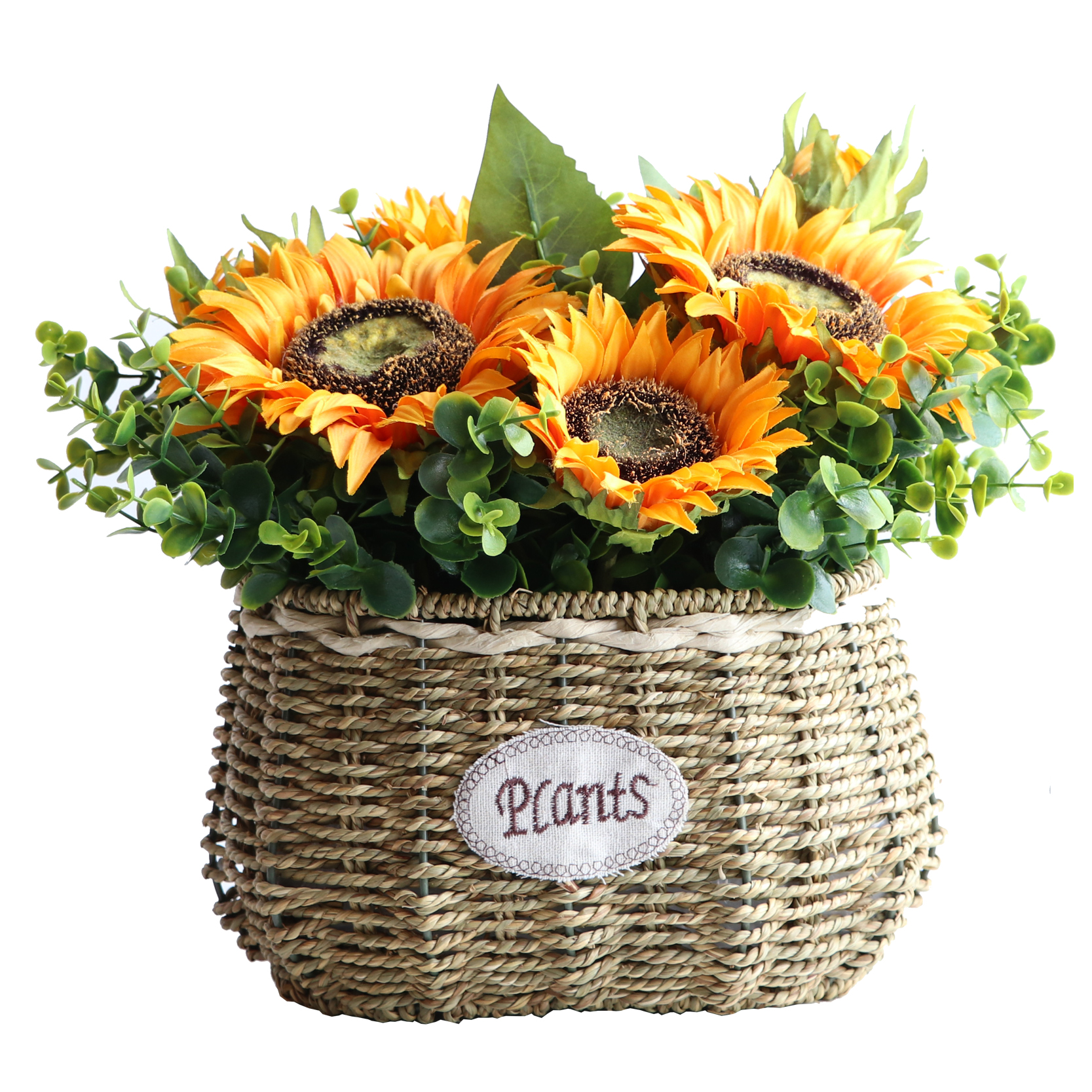 草编柳编藤编田园手工创意花盆插花花篮绿植花篮