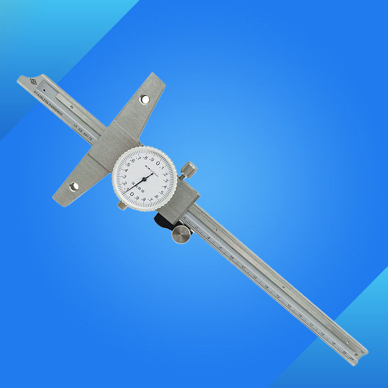 哈量links带表深度卡尺0200mm0300mm高精度测量游标卡尺
