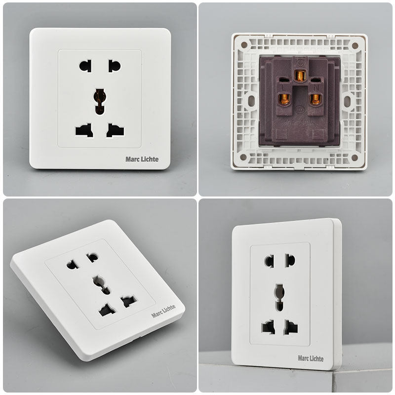 多功能面板扦座13a英标港式欧标5孔插座孔插座电源插座