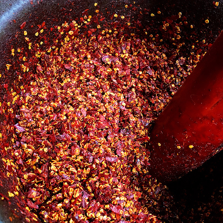 四川广安特产农家手工石窝冲柴火辣椒面海面油辣椒粉料