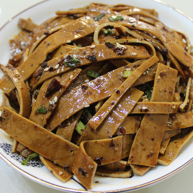 四川特产牛皮豆腐干广安顾县鲜卤豆凉拌烧烤火锅豆腐干