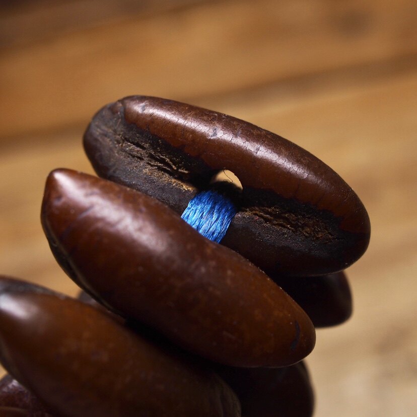 西藏百年爆老青稞椰枣手排手链手串风化开片其他diy饰品配件