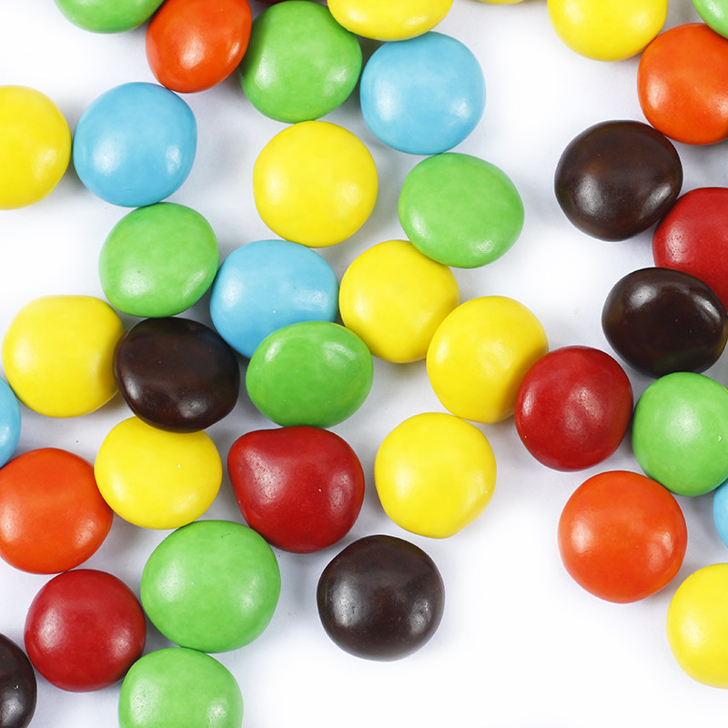 巧克力2斤冲量促销彩虹糖果小孩零食食品女孩巧克力制品