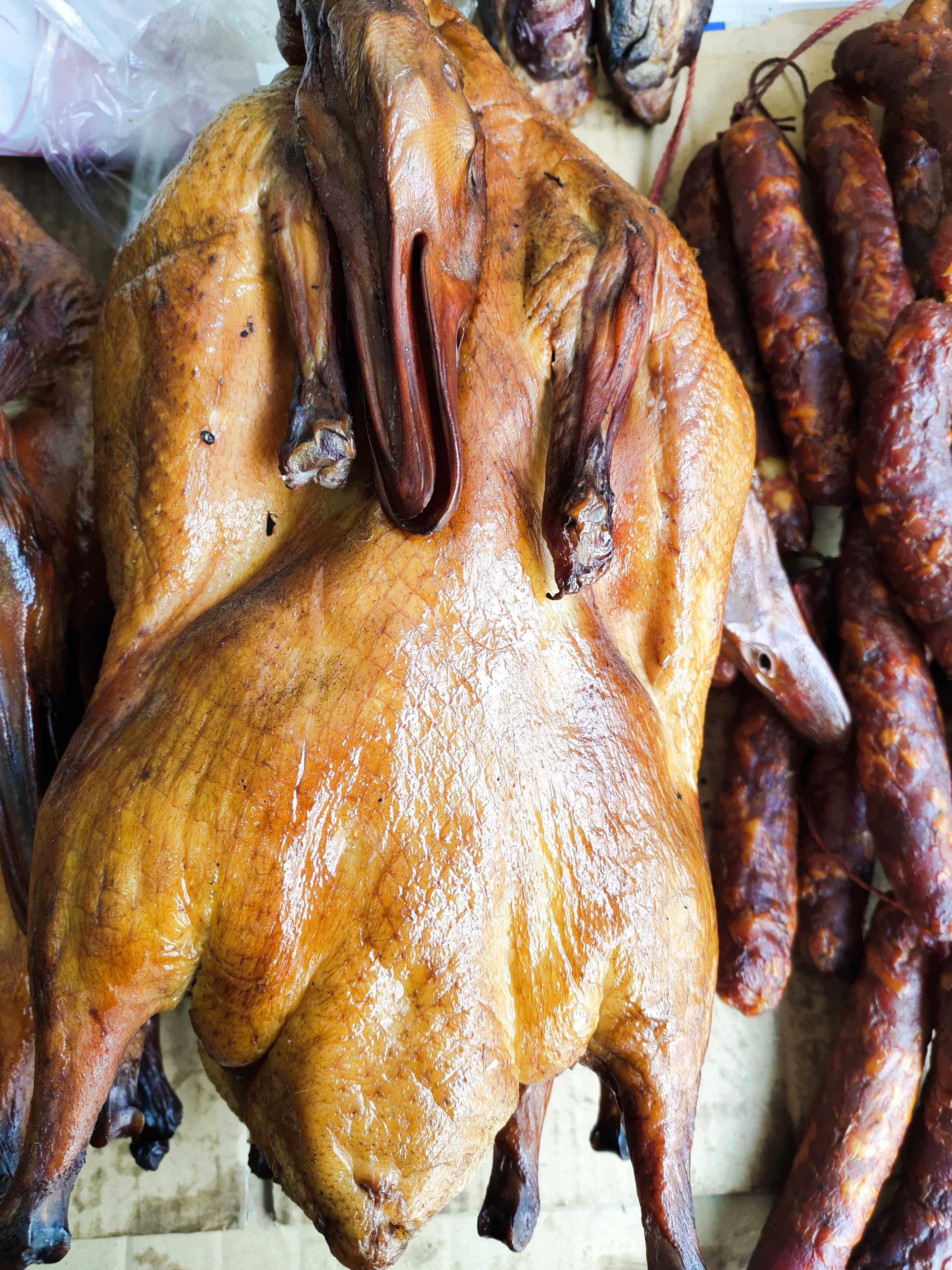 烟熏板鸭四川乐山特产乐山烟熏土板鸭鸭子柴火烟熏整只1500克包邮