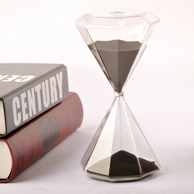 钻石沙漏计时器创意书房客厅桌面摆件生日礼物计时沙漏时间沙漏