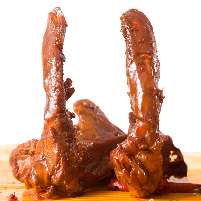 绝味鸭脖黑鸭甜辣麻辣卤鸭锁骨鸭架150g 锁鲜盒装 卤味官方零食