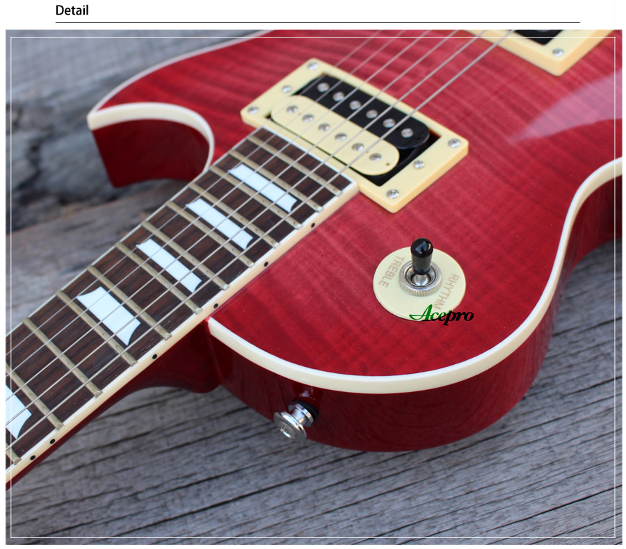 吉他aceprostandardae-618炭烤非洲花心实木吉他-电吉他