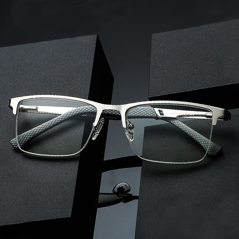 德国进口男款眼镜高档时尚蓝光防辐射抗疲劳高清老花镜