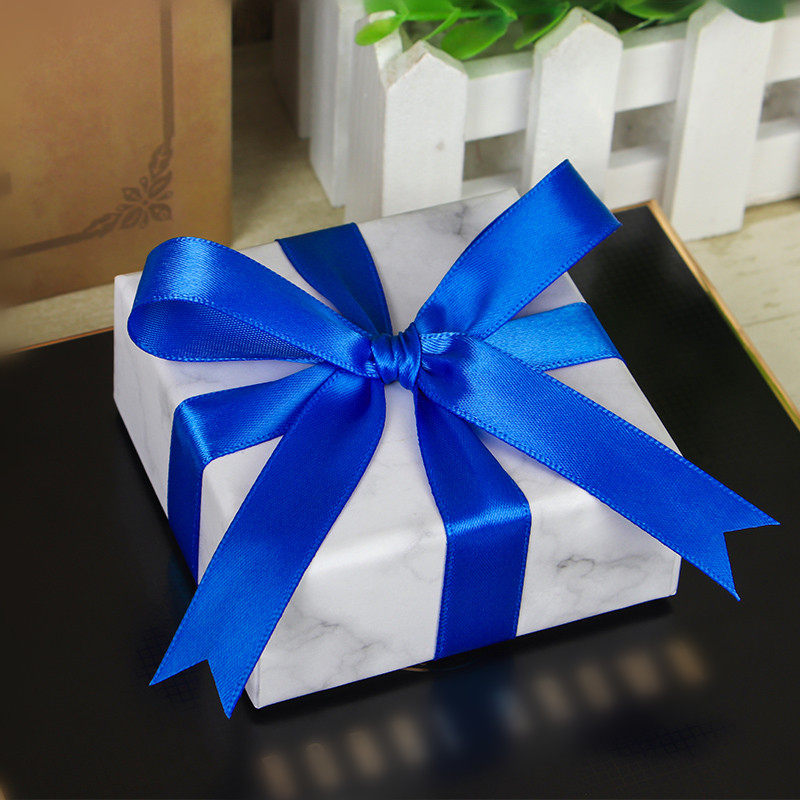 宝蓝蓝色丝带花店花艺包装彩带礼品蛋糕烘焙丝带