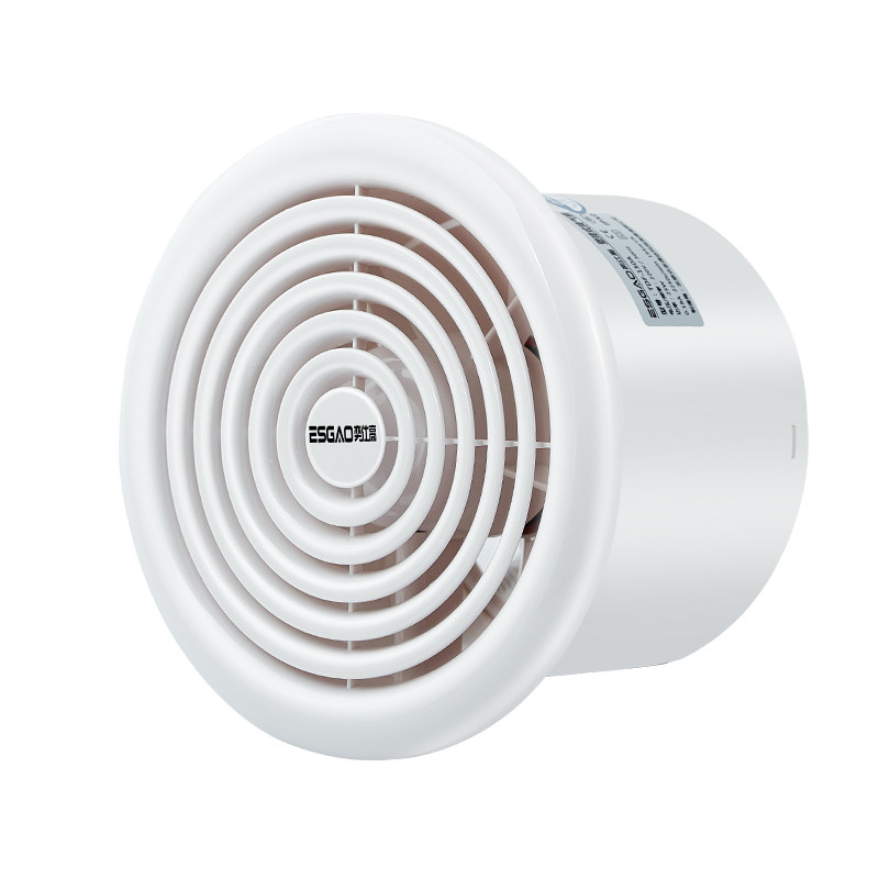 排气扇厕所小型窗式圆形管道抽风机卫生间排风扇浴室换气扇4寸6寸