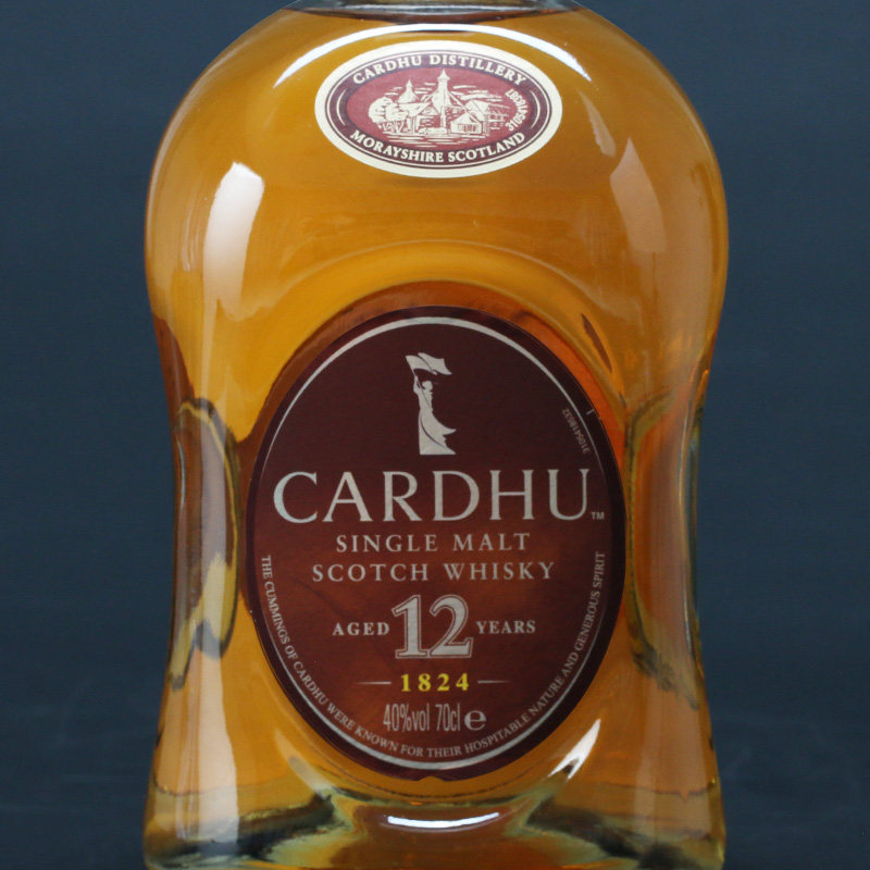 12年黑石石卡单一麦芽苏格兰威士忌家豪cardhu进口威士忌