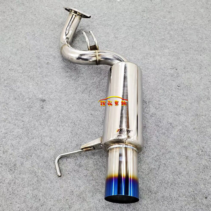 abg新款翼神改装排气管不锈钢直排汽车跑车声浪排气管