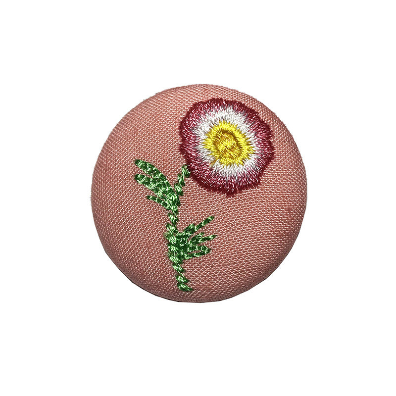 圆形刺绣胸针包包装饰徽章衬衣毛衣配饰别针胸针