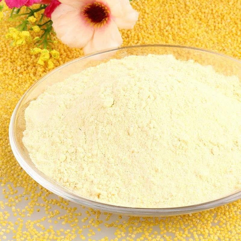 小米现磨纯黄面粉1kg2斤生米粉米糊煎饼蒸发面粉