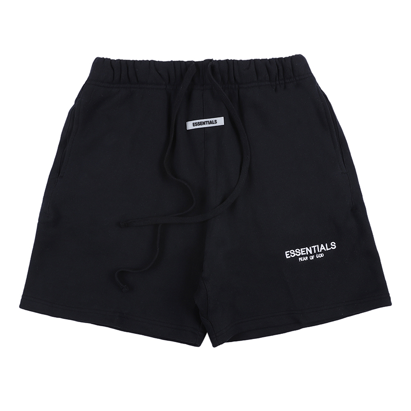 fog短裤 fear god essentials复线字母刺绣美潮高街宽松五分裤