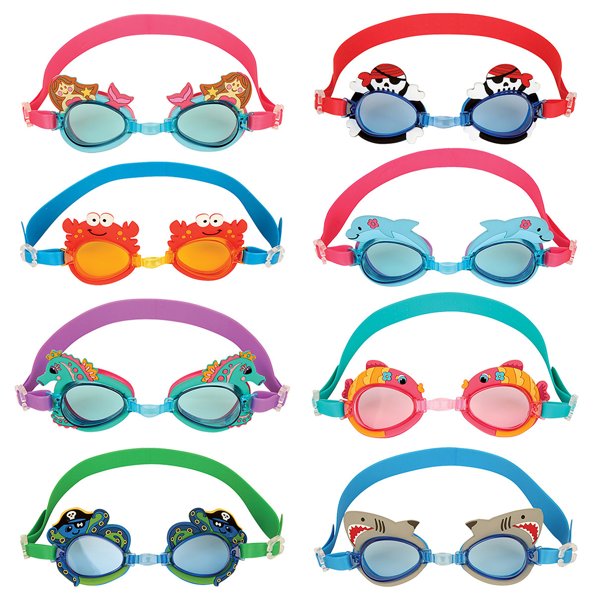 美国stephenjoseph儿童泳镜男童女童防水卡通游泳泳镜