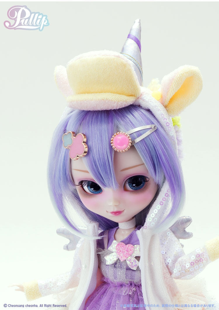 日本pullip普利利普娃娃潮玩彩虹糖果独角兽purelybjd娃娃