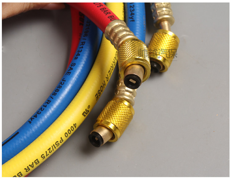 汽车空调加氟表管15米铜接头冷媒表管加氟管雪种管一套3根