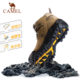 Camel outdoor mountaineering shoes men's waterproof anti slip wear resistant leather women's breathable high top sports hiking shoes Camel outdoor mountaineering shoes men's waterproof anti slip wear resistant leather women's breathable high top sports hiking shoes