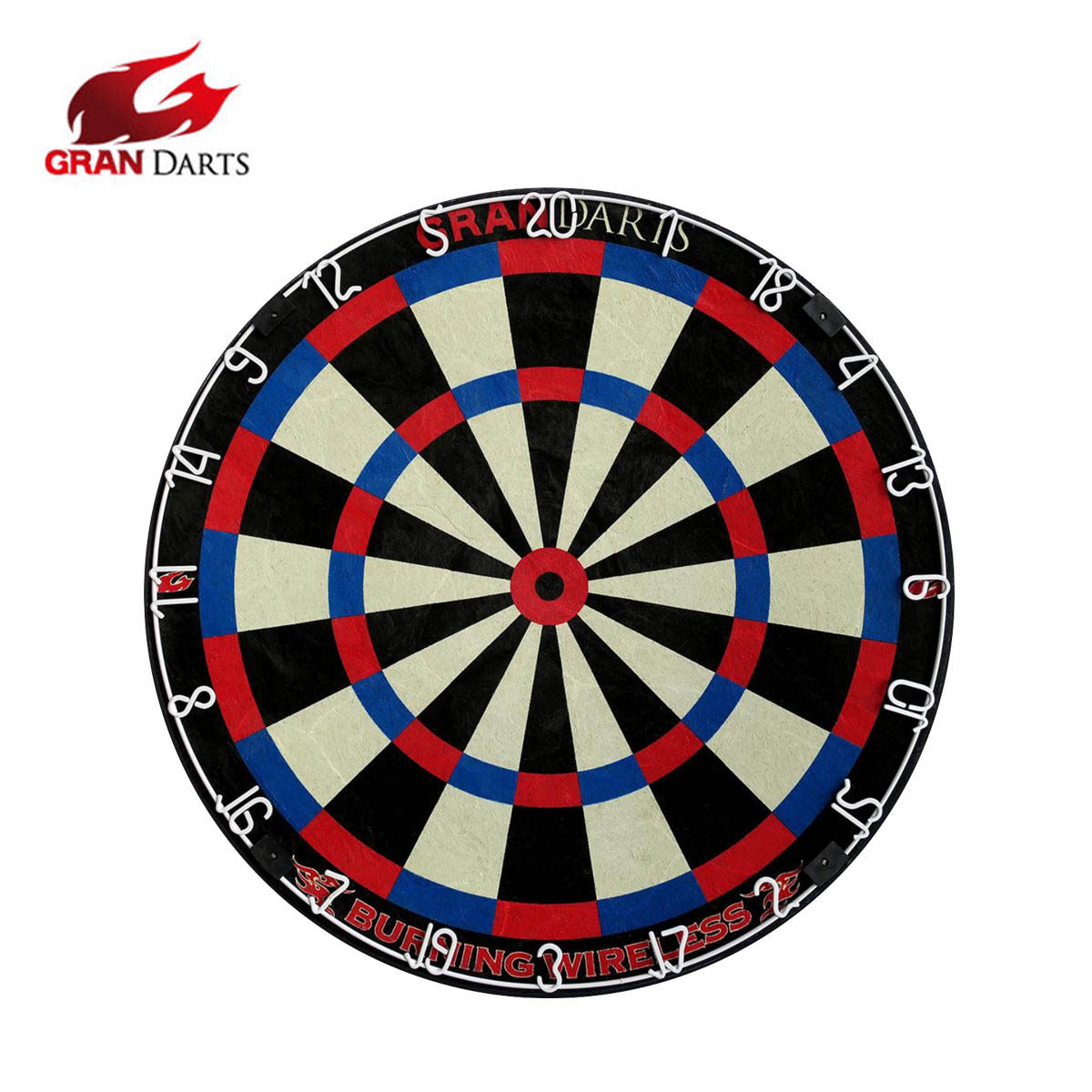 飞镖grandarts155英寸麻质分区大红红心剑麻飞镖盘