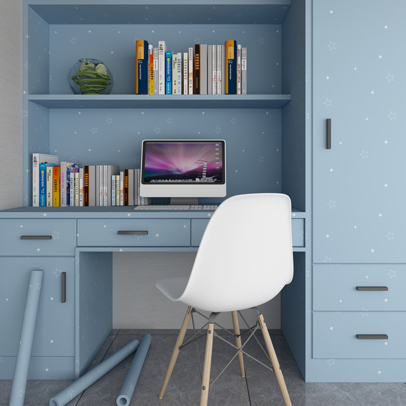 宿舍贴纸桌子柜子桌面书桌学生寝室卧室温馨装饰自粘衣柜改造翻新