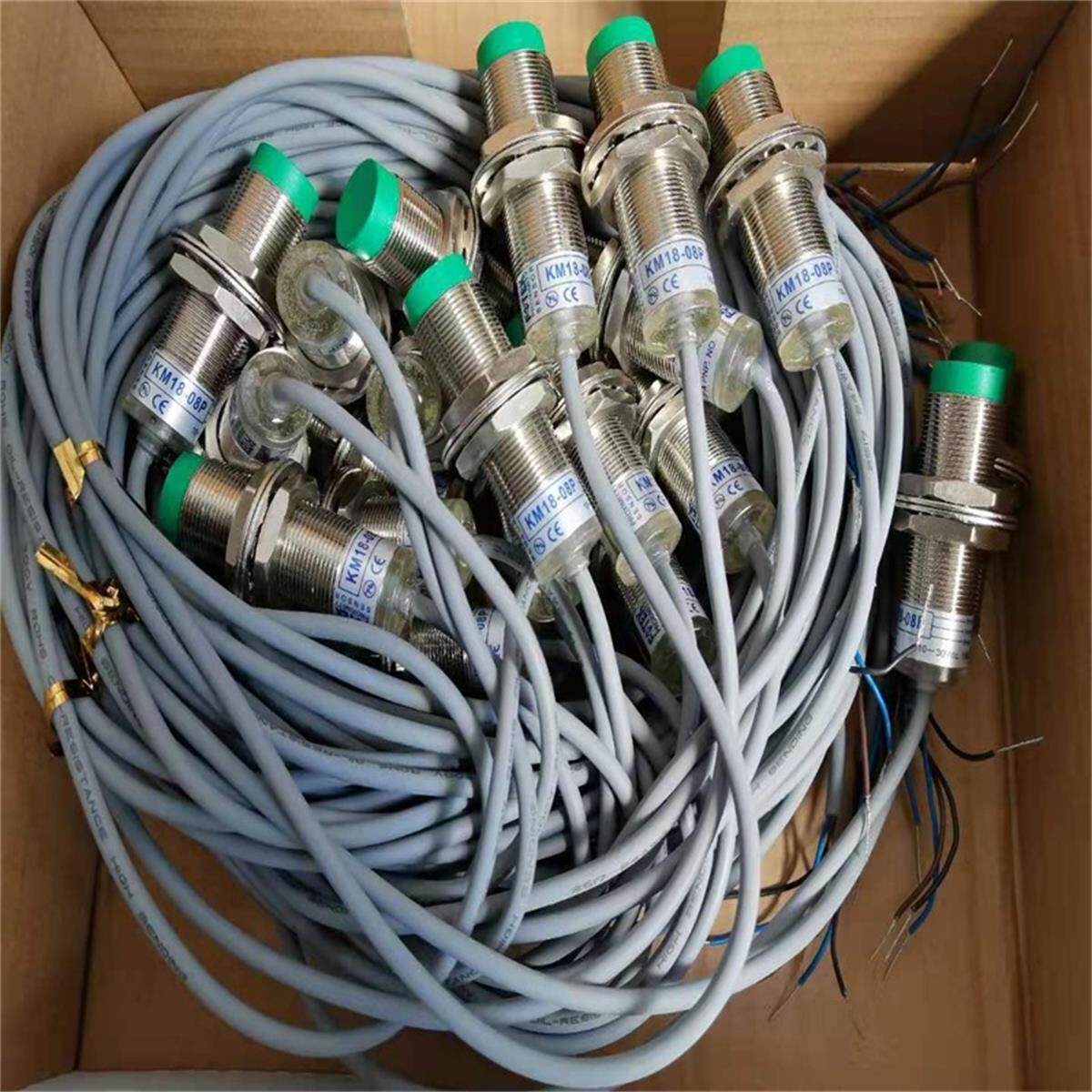 fotek台湾阳明km1808p接近开关8mm感应器pm1808nnpn三线传感器