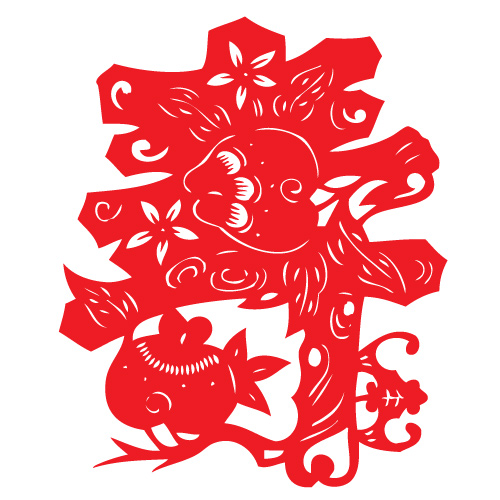 寿字剪纸贺寿窗福寿窗花老人生日装饰寿诞布置墙贴