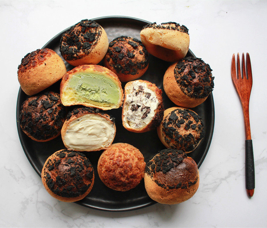 【网红爆浆奥利奥麻薯】香甜不腻的奥利奥碎奶油流心手工麻薯西点