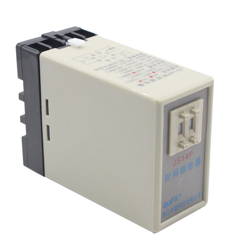 时间继电器js14p通电延时数字式24v220v380v99s99s时间继电器