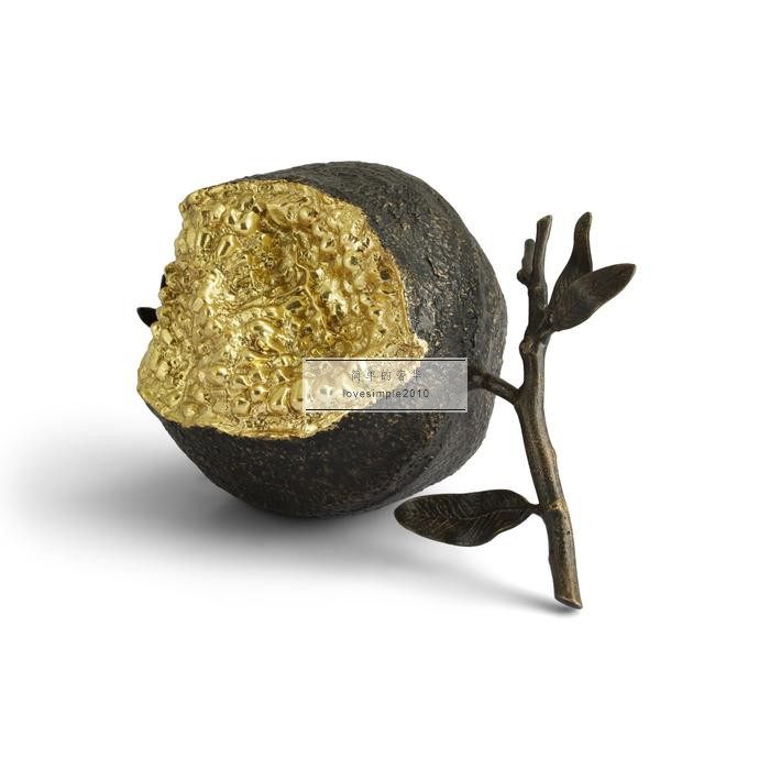 金石榴酒柜客厅石榴限量简单pomegranatarammichael奢华摆件