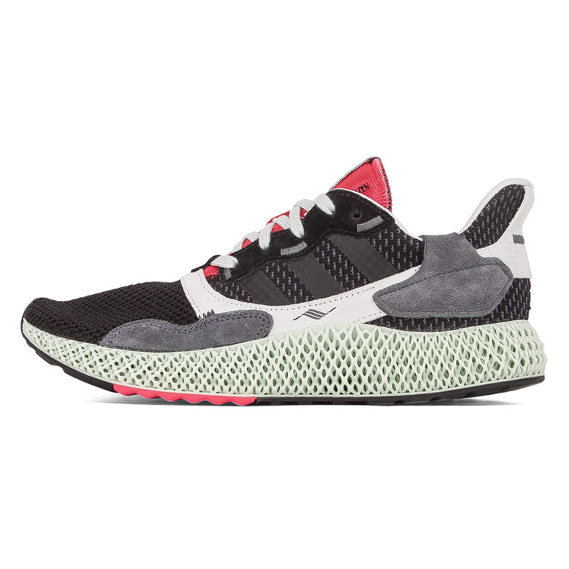 adidas阿迪达斯zx40004d打印科技镂空鞋底男女运动休闲鞋