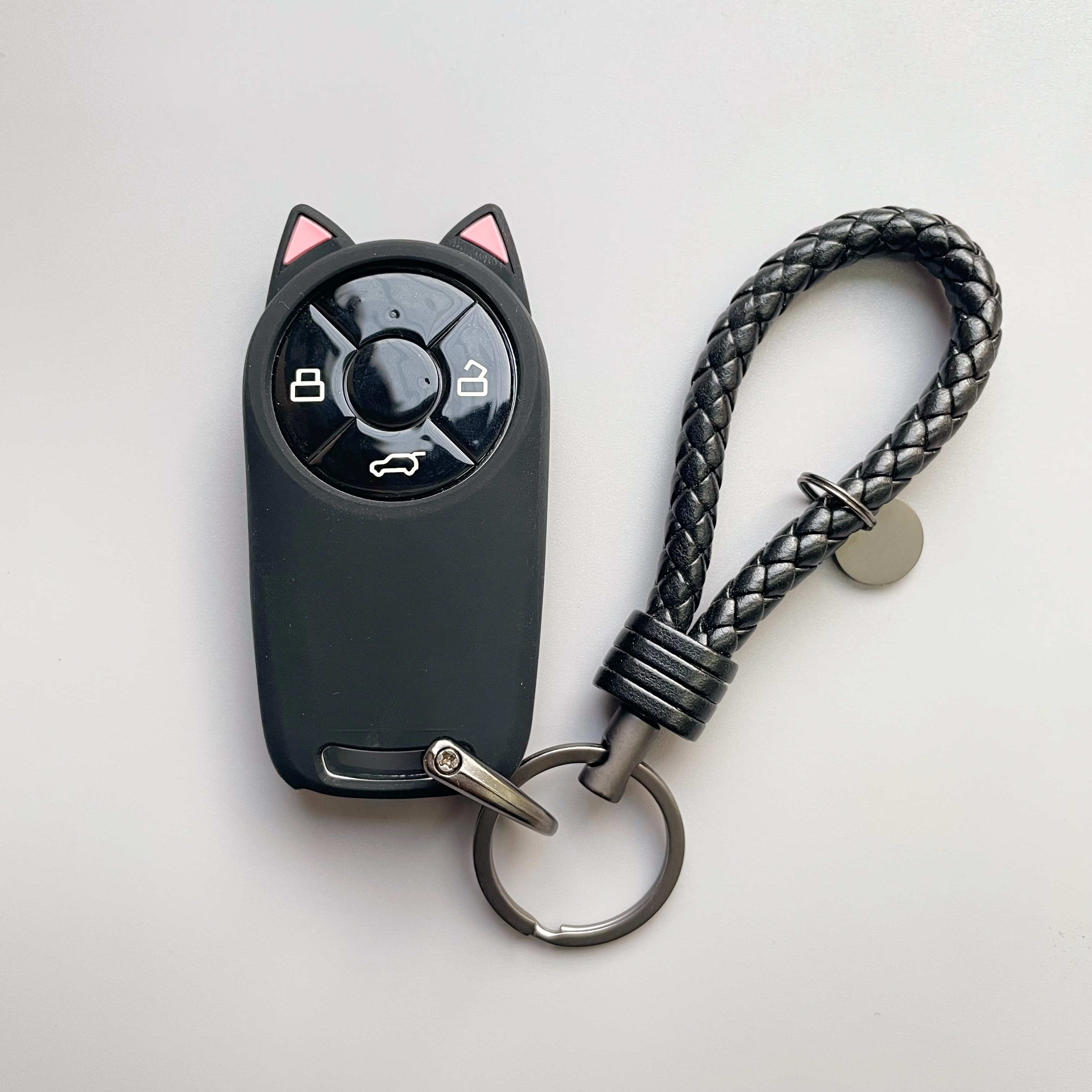 适用长城欧拉好猫钥匙套女可爱gt黑猫r1车用钥匙扣