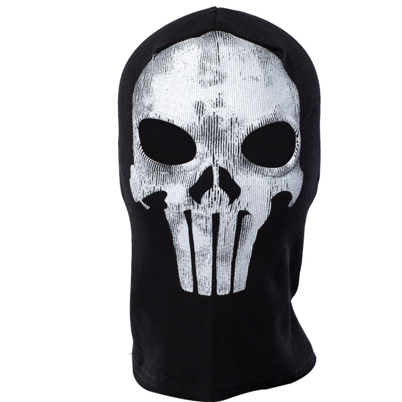 2022新款使命召唤黑色幽灵面具战术头套秋冬围脖作训外套