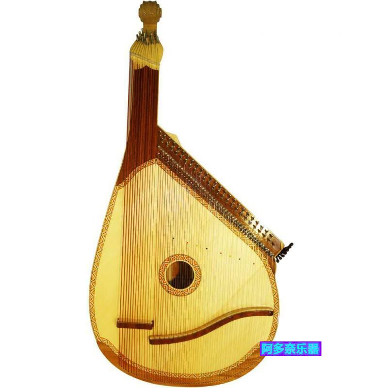 拉琴乌克兰进口班杜bandura竖琴民间乐器竖琴