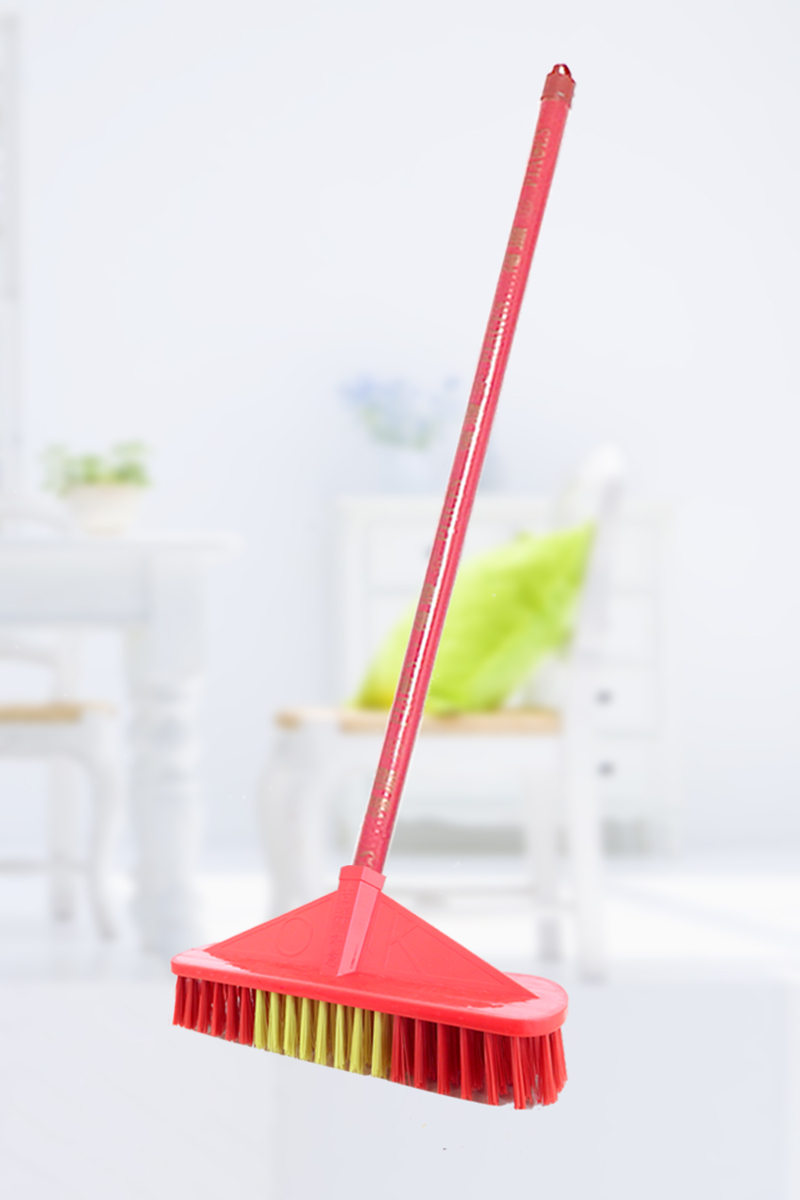 推地板砖刷子硬毛扫刷长柄清洁刷特粗毛家用扫把