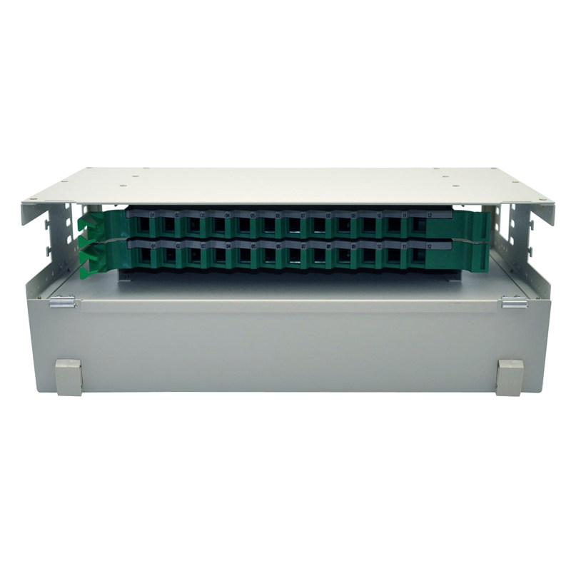 菲尼特 24芯odf光纤配线架机架式单元体熔纤盘配线箱电信级24口