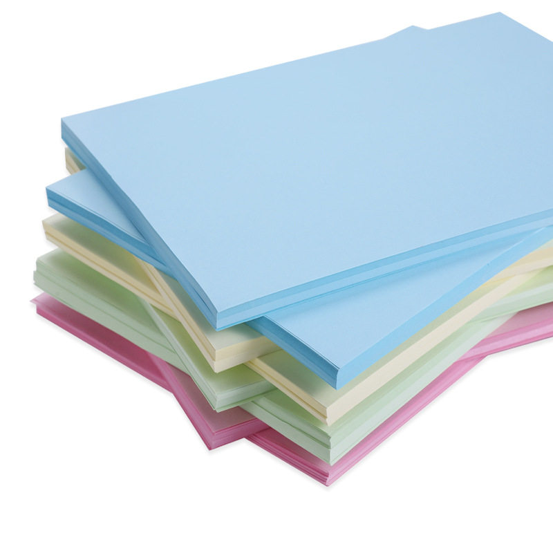 80g彩色静电复印纸a4打印纸100张木浆精品办公复印纸