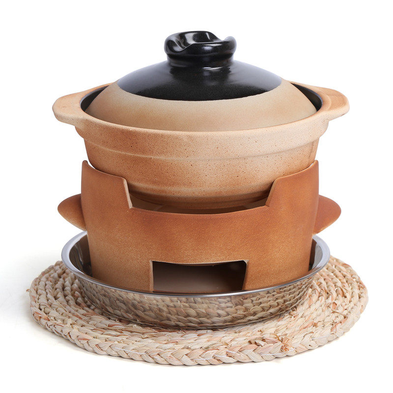 木炭炭火锅炉老式家用煲汤砂锅陶土炉子烧烤火锅