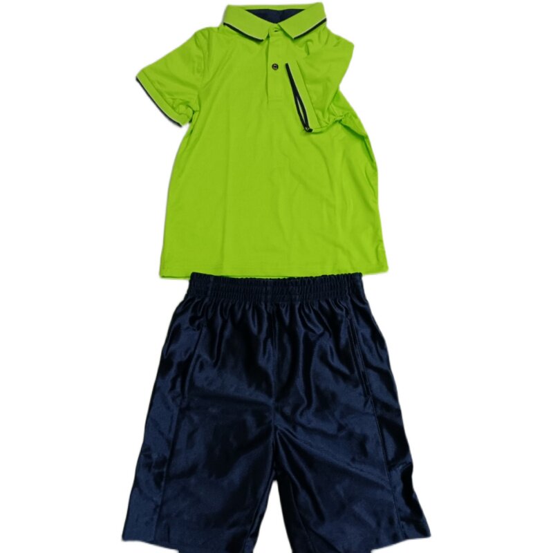 惠州体育学院春季夏季校服绿色运动服套装学生校服