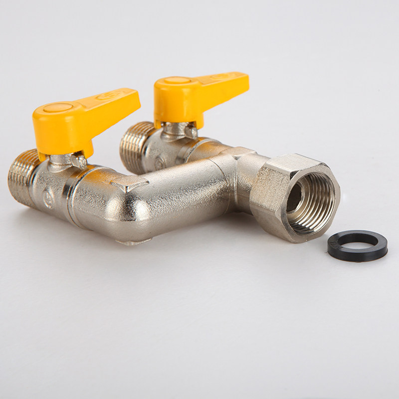 长柄蝶柄4分宝塔内丝外丝双联双叉煤气阀 天燃气阀液化气 三通阀