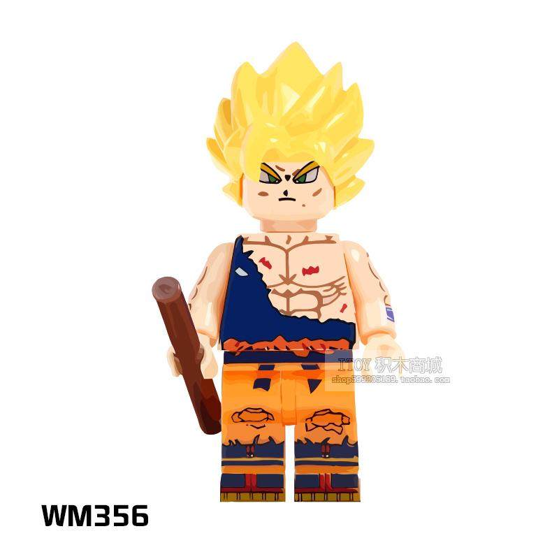 兼容乐高积木wm6009卡通动漫游戏孙悟空东京喰种猎空拼装塑料积木