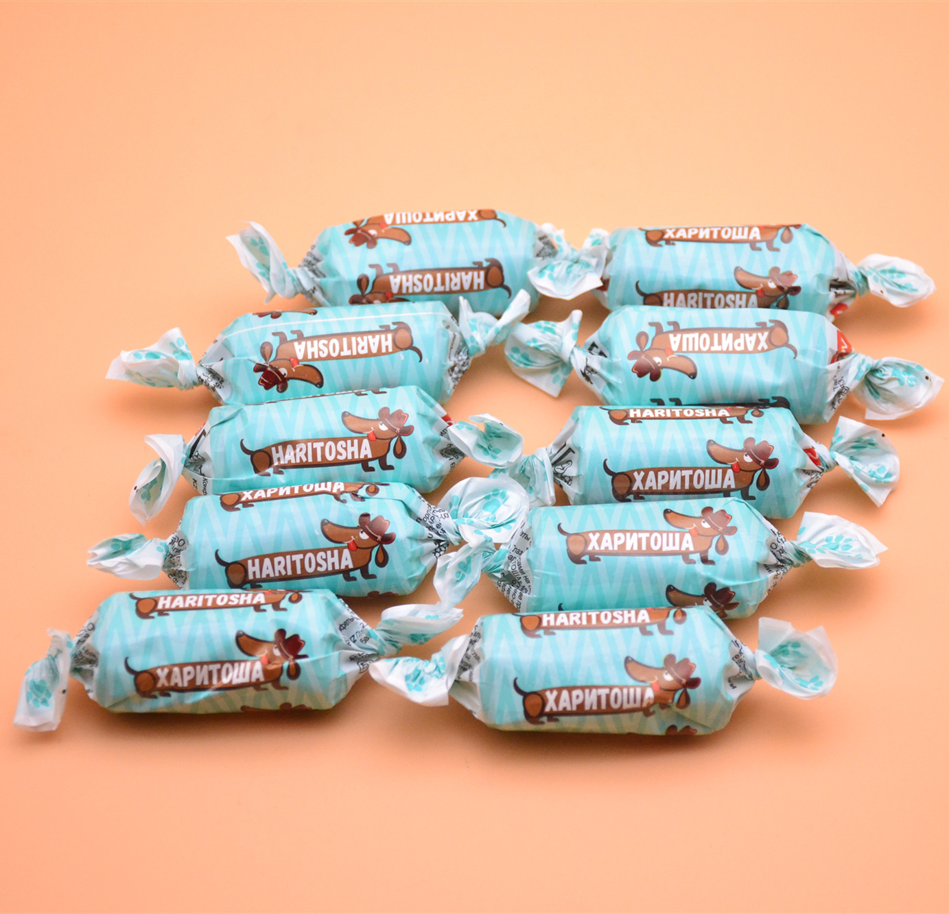 俄罗斯夹心糖零食休闲散装喜糖婚庆糖果夹心进口糖果