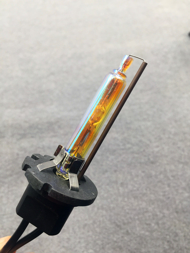 汽车改装9012黄金眼金光黄金光d2hq5灯泡氙气专用hid氙气灯