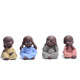 Ceramic Home Gardening Decoration Purple Clay Crafts Creative Mini Ornaments Cute Zen Little Monk Flower Pot Succulent Ceramic Home Gardening Decoration Purple Clay Crafts Creative Mini Ornaments Cute Zen Little Monk Flower Pot Succulent