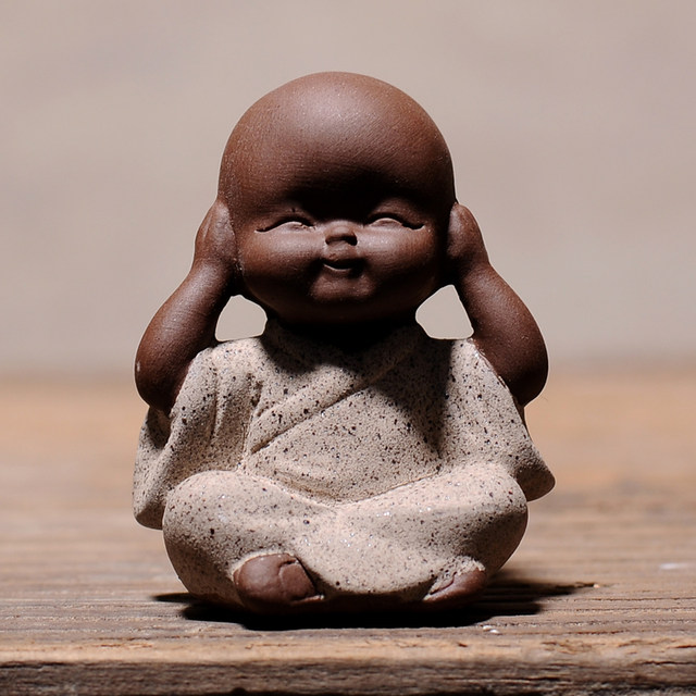 Ceramic Home Gardening Decoration Purple Clay Crafts Creative Mini Ornaments Cute Zen Little Monk Flower Pot Succulent Ceramic Home Gardening Decoration Purple Clay Crafts Creative Mini Ornaments Cute Zen Little Monk Flower Pot Succulent