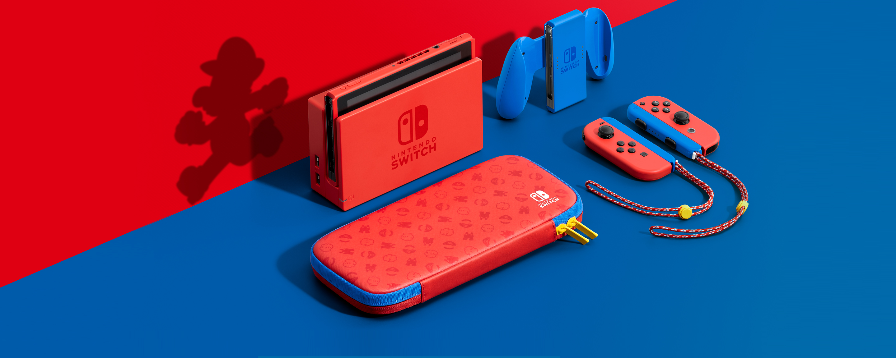 主机任天堂switchns掌机游戏机马里奥限定续航日版家用游戏机