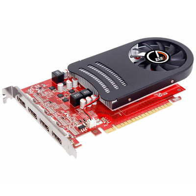 精影gtx7502g四屏输出hdmi标准接口炒股期货拼接专业多屏显卡