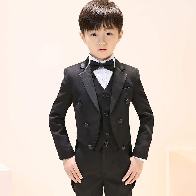 儿童礼服男童燕尾服西装套装