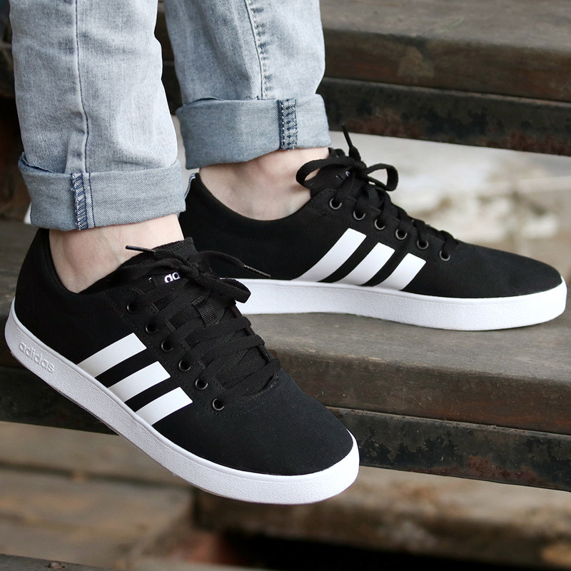 阿迪达斯男鞋2019夏季新款运动休闲帆布布鞋透气板鞋运动休闲鞋
